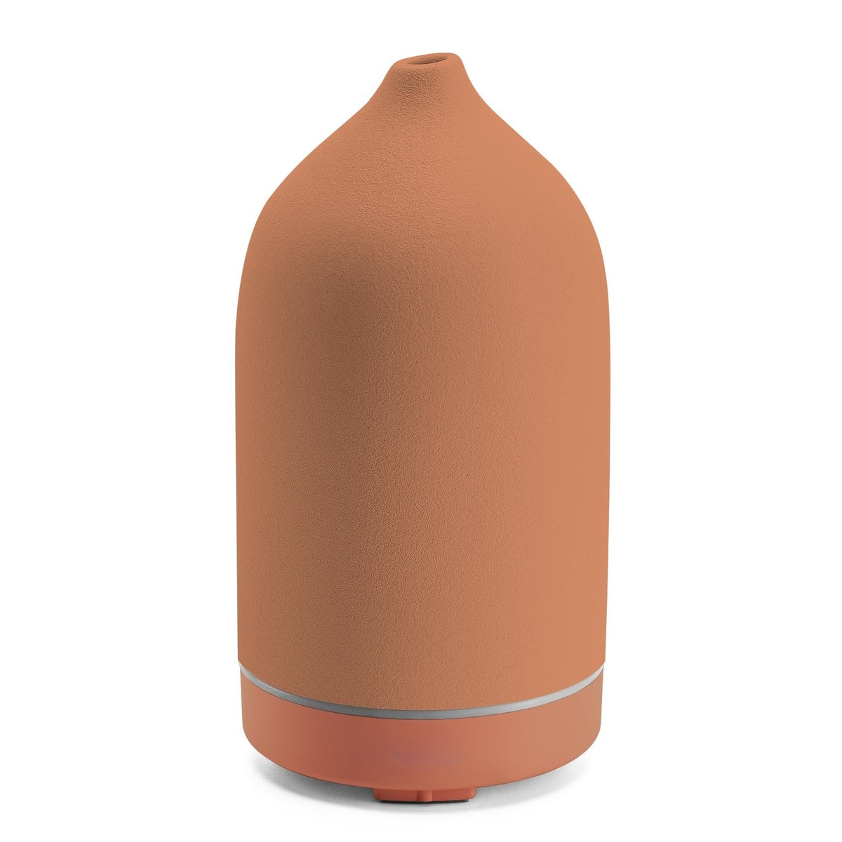 Gooamp 200ML Ceramic Essential Oil Diffuser - Ultrasonic Aromatherapy & Humidifier with 7-Color LED Lights, Auto Shut-Off, Wood Grain Base, 1H/3H/6H Timer | Scent for Home, Office, Yoga